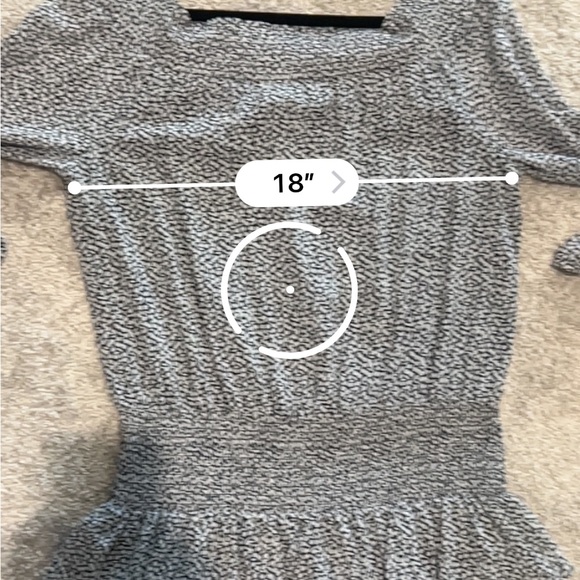 Michael Kors Sunari Navy & White Floral Off the Shoulder Dress Size: Medium - Picture 14 of 14